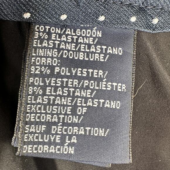 Tommy Hilfiger Golf Lesota Skort Womens‎ 2 Navy White Print Knee Length Pockets - Picture 8 of 12